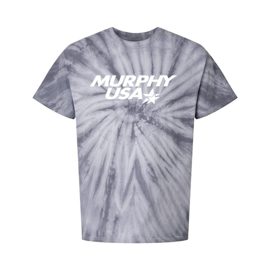 Dyenomite Cyclone Pinwheel Tie-Dyed T-Shirt (Silver)