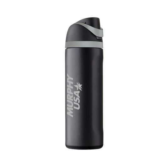 Insulated Stainless Steel Water Bottle with Straw - 24oz