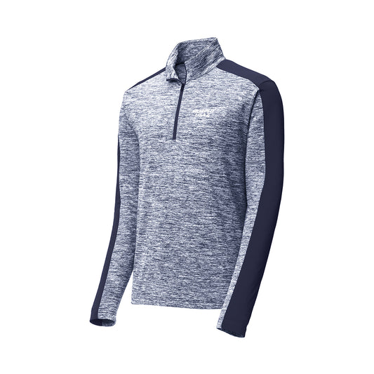 Sport-Tek PosiCharge Electric Heather Colorblock 1/4-Zip Pullover