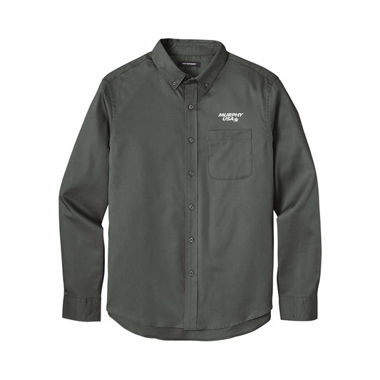 NLC Port Authority Long Sleeve SuperPro React Twill Shirt